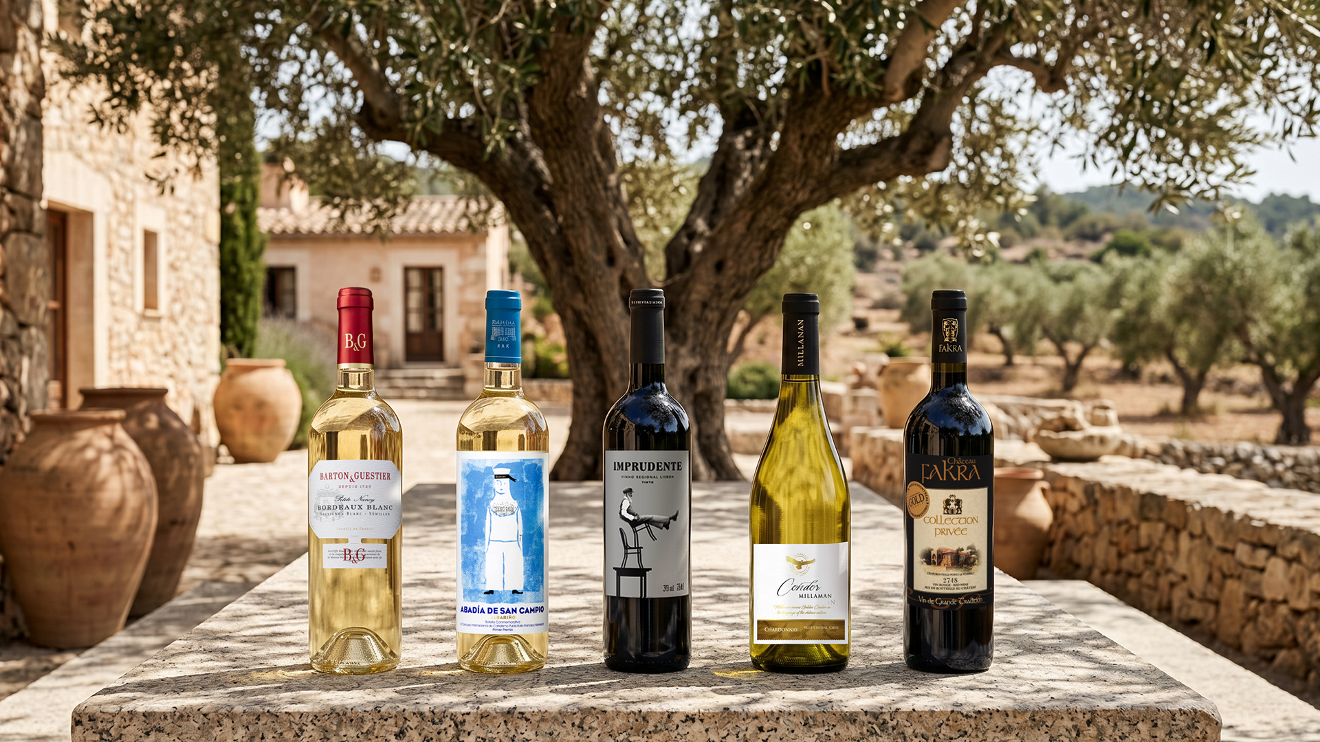 Vinos de España, Portugal, Francia, Líbano y Chile